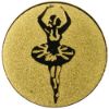 Picture of Metal Ballerina Centre 25mm Gold - 1in