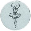 Picture of Metal Ballerina Centre 25mm Silver - 1in
