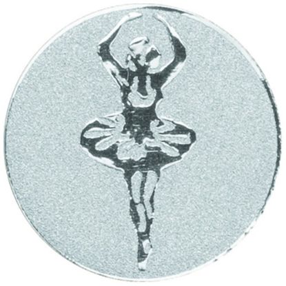 Picture of Metal Ballerina Centre 25mm Silver