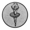 Picture of Metal Ballerina Centre 25mm Silver - 1in