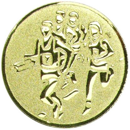 Picture of Metal Marathon Centre 25mm Gold - 1in