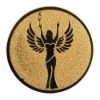 Picture of Metal Female Victory Centre 25mm Gold - 1in