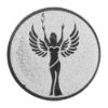 Picture of Metal Female Victory Centre 25mm Silver - 1in