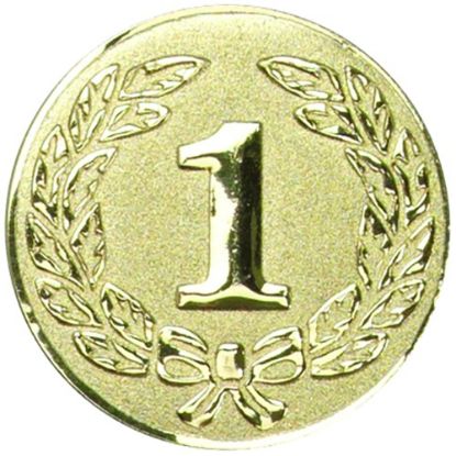Picture of Metal 1st Centre 25mm Gold - 1in