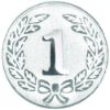 Picture of Metal 1st Centre 25mm Silver - 1in