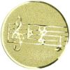 Picture of Metal Music Centre 25mm Gold - 1in