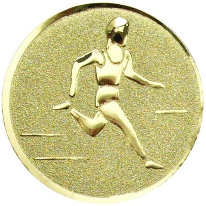 Picture of Metal Male Track Centre 25mm Gold - 1in