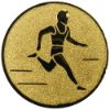 Picture of Metal Male Track Centre 25mm Gold - 1in