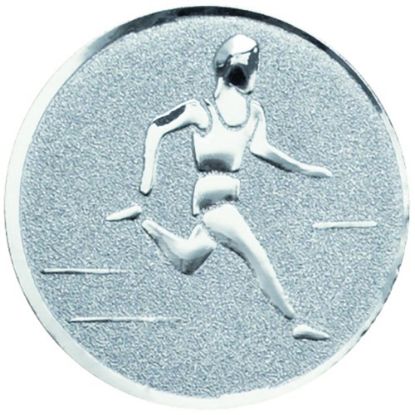 Picture of Metal Male Track Centre 25mm Silver - 1in