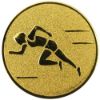 Picture of Metal Female Track Centre 25mm Gold - 1in