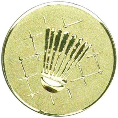 Picture of Metal Badminton Centre 25mm Gold - 1in