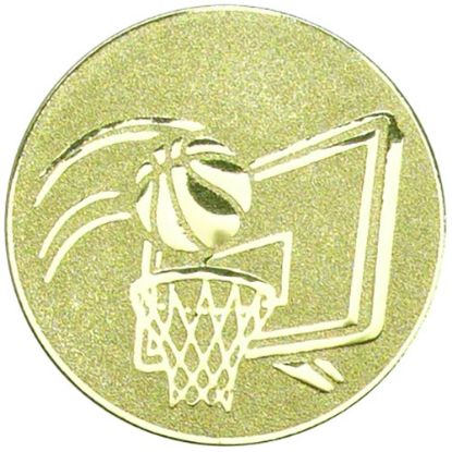 Picture of Metal Basketball Centre 25mm Gold - 1in