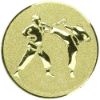 Picture of Metal Karate Centre 25mm Gold - 1in