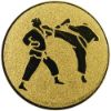 Picture of Metal Karate Centre 25mm Gold - 1in