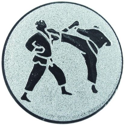 Picture of Metal Karate Centre 25mm Silver - 1in