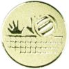 Picture of Metal Volleyball Centre 25mm Gold - 1in
