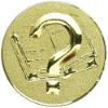 Picture of Metal Quiz Centre 25mm Gold - 1in