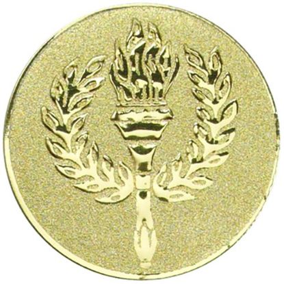 Picture of Metal Victory Torch Centre 25mm Gold - 1in