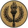 Picture of Metal Victory Torch Centre 25mm Gold - 1in