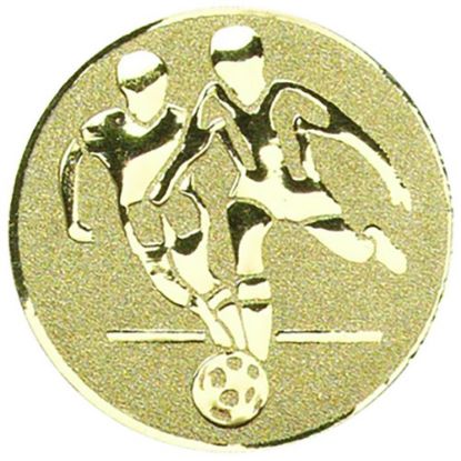 Picture of Metal Double Football Centre 25mm Gold - 1in