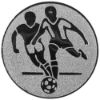 Picture of Metal Double Football Centre 25mm Silver - 1in