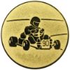 Picture of Metal Go Kart Centre 25mm Gold - 1in