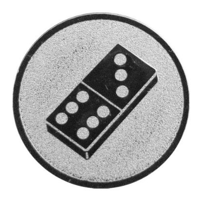 Picture of Metal Domino Centre 25mm Silver - 1in