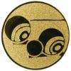 Picture of Metal Lawn Bowls Centre 25mm Gold - 1in