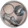 Picture of Football And Boot Medallion (1in Centre) Antique Silver - 2.75in