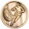 Picture of Rugby Medallion Antique Gold - 2.75in