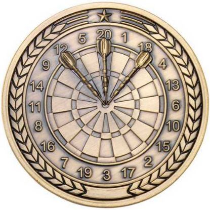 Picture of Darts Medallion Antique Gold