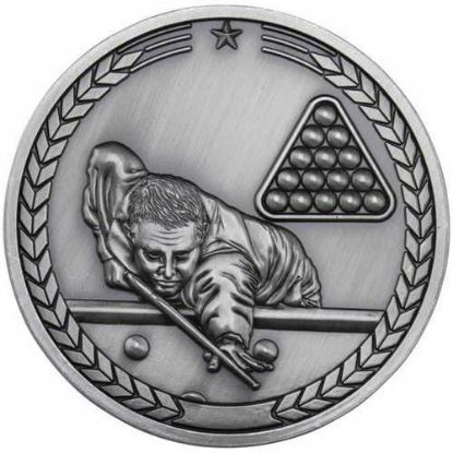 Picture of Pool~snooker Medallion Antique Silver