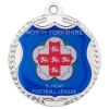 Picture of Wreath Medal (Takes Sp Shield Centre) Silver - 2.75in