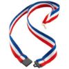 Picture of Medal Ribbon R|w|b With Plastic Safety Clip - 30 X 0.875in