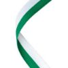 Picture of Medal Ribbon Green|white - 30 X 0.875in