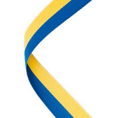 Picture of Medal Ribbon Royal Blue~yellow