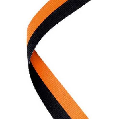 Picture of Medal Ribbon Black~orange