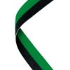 Picture of Medal Ribbon Green|black - 30 X 0.875in