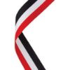 Picture of Medal Ribbon Red|white|black - 30 X 0.875in