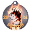 Picture of Plain White Round Medal Used For Sublimation - 2in