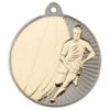 Picture of Rugby Two Colour Medal Matt Silver|gold - 2in