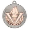 Picture of Victory Torch Two Colour Medal Matt Silver|bronze - 2in