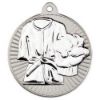 Picture of Martial Arts Two Colour Medal Matt Silver|silver - 2in