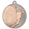 Picture of Basketball Two Colour Medal Matt Silver|bronze - 2in
