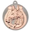 Picture of Horse Two Colour Medal Matt Silver|bronze - 2in