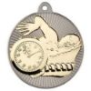 Picture of Swimming Two Colour Medal Matt Silver|gold - 2in