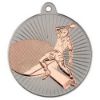 Picture of Table Tennis Two Colour Medal Matt Silver|bronze - 2in