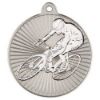 Picture of Cycling Two Colour Medal Matt Silver|silver - 2in