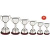 Picture of Nickel Plated Cup On Round Plinth With Band - 12.5in