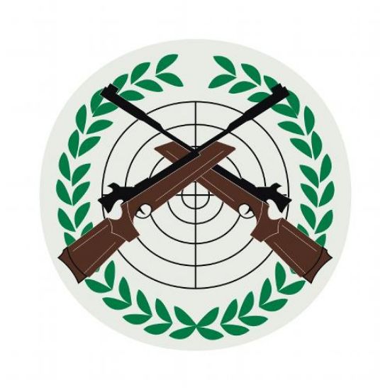 Trophy Distributors - Acrylic Centre Crossed Rifles - 1in
